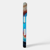 Ethereal Cosmic Eye Monogram Lebendige Abstrakte K Case-Mate iPhone Hülle (Rückseite / Rechts)