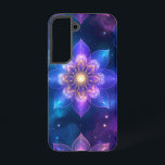 Ethereal Cosmic Lotus Glow Phone Case Samsung Galaxy Hülle<br><div class="desc">Wrap dein Handy in kosmischer Schönheit mit diesem ätherischen Gehäuse mit leuchtenden Lotus Blume Set vor einem atemberaubenden Sternenweltraum Hintergrund. Lila und blaue Farbtöne verbinden sich mit funkelnden Sternen und sanften Nebel und schaffen ein Design, das Spiritualität, Ruhe und mystische Energie hervorruft. Die durchsichtigen, leuchtenden Lotus-Blume, die Licht von innen...</div>