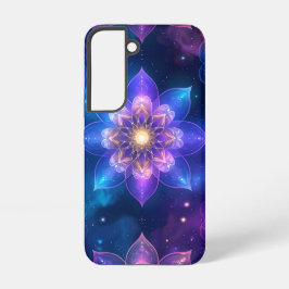 Ethereal Cosmic Lotus Glow Phone Case Samsung Galaxy Hülle