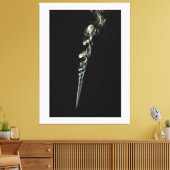 Ethereal Dance of Incense Smoke Leinwanddruck (Insitu (Wohnzimmer))