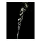 Ethereal Dance of Incense Smoke Poster (Vorderseite)
