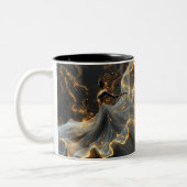 Ethereal Dance of Light, Enchanting Art, Gift for Zweifarbige Tasse (Links)