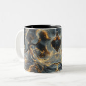 Ethereal Dance of Light, Enchanting Art, Gift for Zweifarbige Tasse (Vorderseite Links)