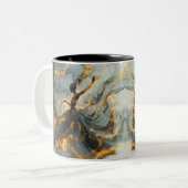 Ethereal Dance of Light, Enchanting Art, Gift for Zweifarbige Tasse (Vorderseite Links)