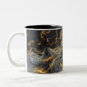 Ethereal Dance of Light, Enchanting Art, Gift for Zweifarbige Tasse (Links)