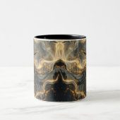 Ethereal Dance of Light, Enchanting Art, Gift for Zweifarbige Tasse (Mittel)
