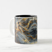 Ethereal Dance of Light, Enchanting Art, Gift for Zweifarbige Tasse (Vorderseite Links)