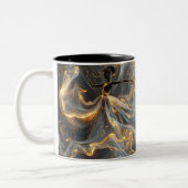 Ethereal Dance of Light, Enchanting Art, Gift for Zweifarbige Tasse (Links)