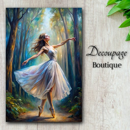 Ethereal Dancer Decoupage Seidenpapier
