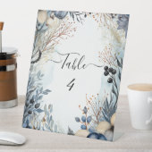 Ethereal Delicate Watercolor Serene Foliage Sockelschild (In Situ)