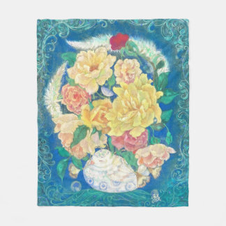Ethereal Dove Bloom Fleecedecke
