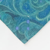 Ethereal Dove Bloom Fleecedecke (Ecke)