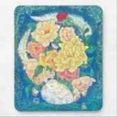Ethereal Dove Bloom Mousepad (Vorne)