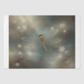Ethereal Dragonfly – Dreamlike Fantasy Decoupage Seidenpapier (Vorderseite)