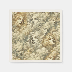 Ethereal Drift - Gothic Viktorianisch Serviette