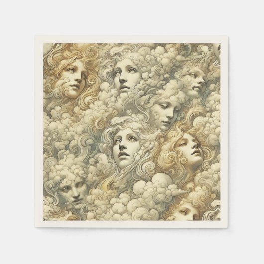 Ethereal Drift - Gothic Viktorianisch Serviette (Vorderseite)