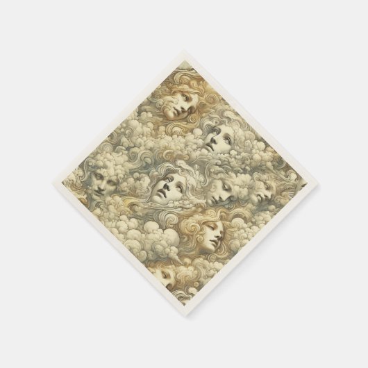 Ethereal Drift - Gothic Viktorianisch Serviette (Ecke)
