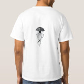 Ethereal Drift: Quallen Serenity T-Shirt (Rückseite)