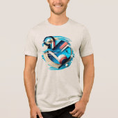 Ethereal Echo - T - Shirt für digitale Kunst (Vorderseite)