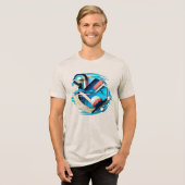 Ethereal Echo - T - Shirt für digitale Kunst (Vorderseite voll)