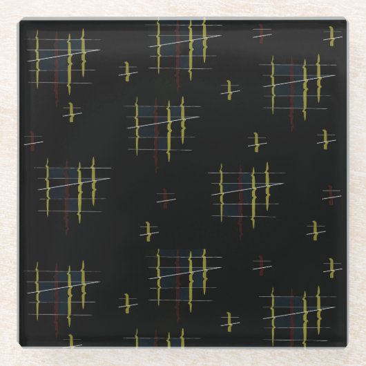 Ethereal Echoes Glasuntersetzer (Vorderseite)