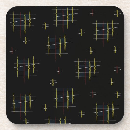 Ethereal Echoes Plastische Untersetzer (Vorderseite)