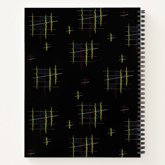 Ethereal Echoes Spiral Notebook Notizblock (Rückseite)