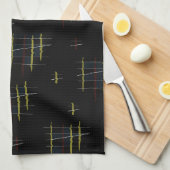 Ethereal Echoes Teetuch Geschirrtuch (Viertel Falte)