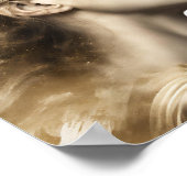 Ethereal Elegance: Ein Portrait der Emotion Poster (Ecke)