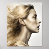 Ethereal Elegance: Ein Portrait der Emotion Poster (Vorne)