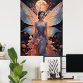 Ethereal Elegance Fairy Poster (Heimbüro)