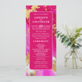 Ethereal Elegance: Heiß rosa geode Inspiriert Hoch Programm (Stehend Vorderseite)