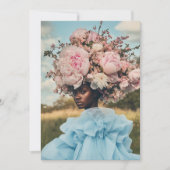 Ethereal Elegance im Blut Einladung (Vorderseite)