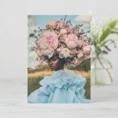 Ethereal Elegance im Blut Einladung (Stehend Vorderseite)