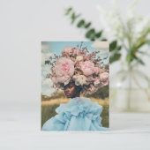 Ethereal Elegance im Blut Postkarte (Stehend Vorderseite)