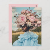 Ethereal Elegance im Blut Postkarte (Vorne/Hinten)