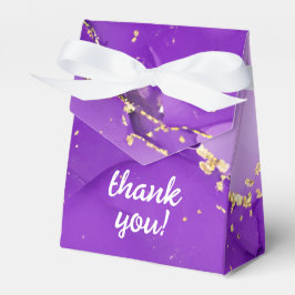 Ethereal Elegance: Lila geode-Inspiriert Hochzeit Geschenkschachtel