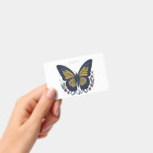 Ethereal Elegance: Romantischer Schmetterling Ausweis (Handheld)