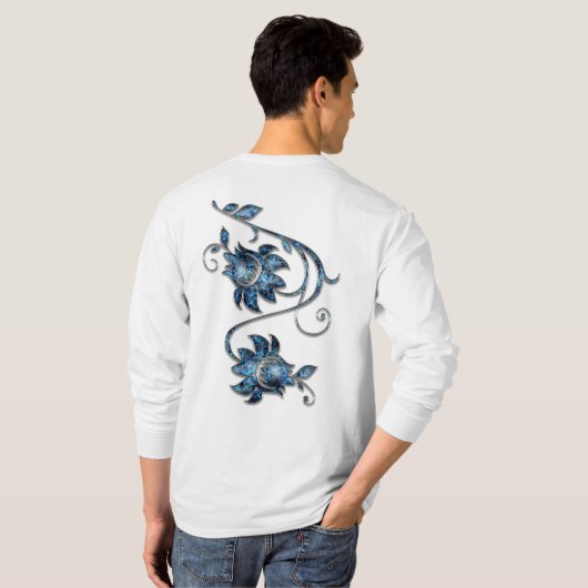 "Ethereal Elegance T - Shirt Design" (Schwarz voll)