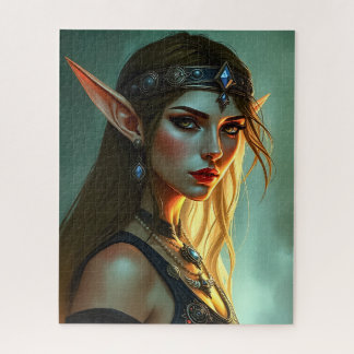 Ethereal Elven Princess Jigsaw Puzzle