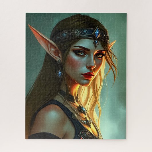 Ethereal Elven Princess Jigsaw Puzzle (Vertikal)