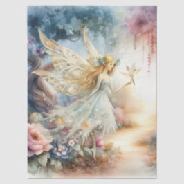 Ethereal Enchanted Heavenly Fairy Decoupage Seidenpapier