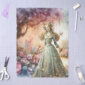 Ethereal Enchanted Heavenly Princess Decoupage Seidenpapier (Basteln)