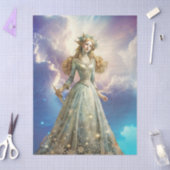 Ethereal Enchanted Heavenly Princess Decoupage Seidenpapier (Basteln)