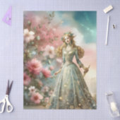 Ethereal Enchanted Heavenly Princess Decoupage Seidenpapier (Basteln)