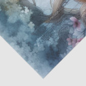 Ethereal Enchanted Heavenly Princess Decoupage Seidenpapier (Detail)