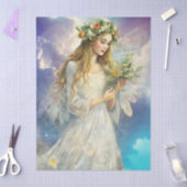 Ethereal Enchanted Heavenly Princess Decoupage Seidenpapier (Basteln)
