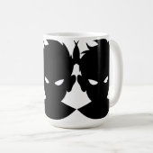 Ethereal-Enigma: Demon Boy Illustration Kaffeetasse (VorderseiteRechts)