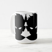 Ethereal-Enigma: Demon Boy Illustration Kaffeetasse (Vorderseite Links)