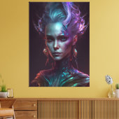 Ethereal Enigma: Eine fantastische, unschuldige Fr Leinwanddruck (Insitu (Wohnzimmer))